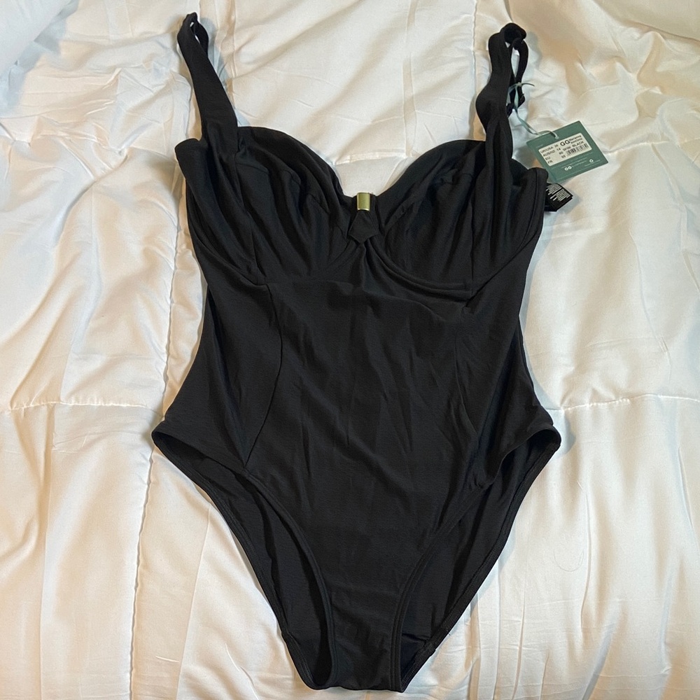Panache Black Women Swim One Piece